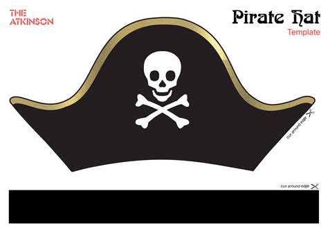 Free Pirate Hat Template